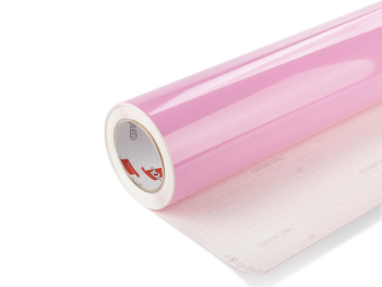 Autocolant Oracal 651G Intermediate Cal, aspect lucios, roz deschis, Soft Pink 045, lățime 126 cm