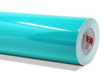 Autocolant turcoaz lucios Oracal Intermediate Cal, Turquoise 651G054, lățime 126 cm