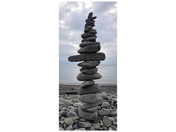 Autocolant uşă Pietre Zen, Folina, culoare gri, dimensiune autocolant 92x205 cm autocolant-usa-pietre-zen-1-6636