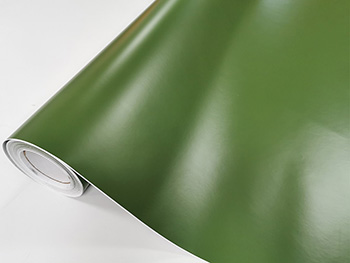 Autocolant verde army mat, Folina, rolă de 75x200 cm
