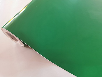 Autocolant verde lucios, Kointec, 100 cm lăţime, racletă de aplicare inclusă la fiecare comandă. autocolant-verde-lucios-kointec-100-cm-latime-1411