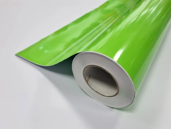 Autocolant verde deschis cu aspect lucios, Aslan 11420, rolă de 60x200 cm