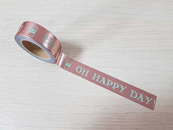 Bandă adezivă Washi Tape Happy Day