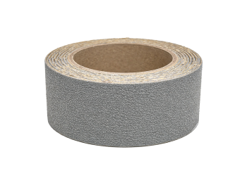 Bandă antiderapantă gri, textură confortabilă 5 cm x 5 m