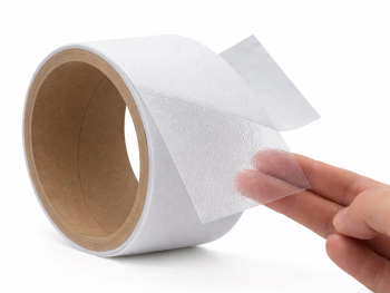 Bandă antiderapantă transparentă pentru cadă și duș, bandă antialunecare baie, 5 cm x 5 m