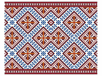 Set 5 borduri decorative autoadezive, cu motive tradiţionale româneşti, Folina 09, 25x100 cm bordura-decorativa-lemn-9334