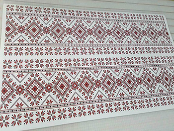 Set 5 Borduri decorative autoadezive, Folina 23, cu motive tradiţionale româneşti, role de 25x100 cm bordura-decorativa-motive-traditionale-23-4588