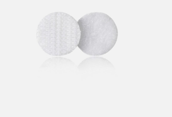 Buline albe din material tip Velcro (arici) cu bandă autoadezivă – diametru personalizabil- set de 30 de seturi