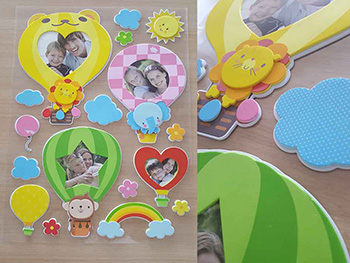 Sticker 3D Rame foto Baloane