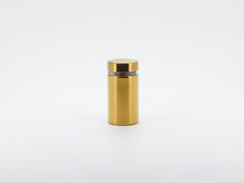 Distanțiere semnalistică din inox, aurii, Folina, 16x25 mm