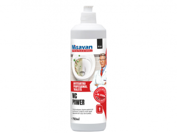 Detartrant toaletă forte, Misavan WC Power, recipient de 750ml