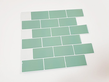 Faianţă autoadezivă 3D Smart Tiles Aqua, Folina, turcoaz - set 10 bucăţi