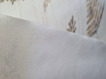 Faţă de masă impermeabilă Meadowia Sepia, d-c-fix, ivoire cu imprimeu frunze maro, 140 cm lăţime
