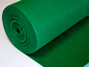 Fetru la metru, pâslă verde smarald cu grosime de 3 mm, cu lățimea de 100cm