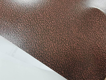 Autocolant imitaţie piele maro, Folina, rola de 125x200 cm 