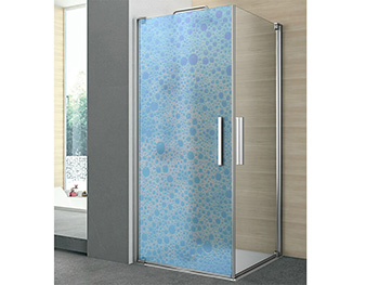 Folie cabină duş, Folina, model Soap, dimensiune folie autoadezivă 100x210 cm