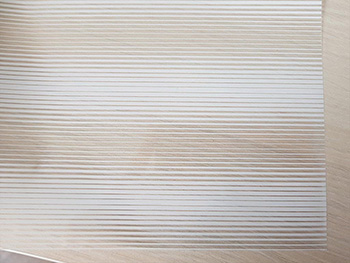 Folie geam autoadezivă Office Nate, Folina, dungi degrade albe, 152x250 cm 