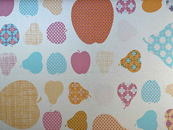 Folie geam autoadezivă Fructe, Folina, imprimeu multicolor, rolă de 90x400 cm folie-geam-autoadeziva-Fructe-8462