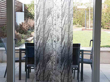 Folie geam electrostatică Wood, d-c-fix, imprimeu alb-negru, translucid, 67x200 cm