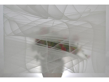 Folie geam electrostatică Murano, d-c-fix, abstract, translucid, rolă de 45 x100 cm