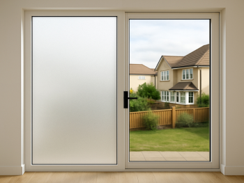 Folie premium pentru sablarea geamurilor, textură satinată, polimerică cu sistem automat de eliminare a bulelor de aer - Airflow, lățime rolă 122cm