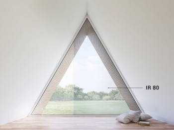 Folie protecție solară ceramică Reflectiv IR 80 – protecție 82%, transparență 80%, aplicare la interior, 152 cm lățime