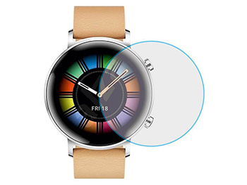 Folie de protecție ceas smartwatch Huawei Watch GT 2, 42mm - set 3 bucăți