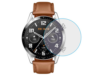 Folie de protecție ceas smartwatch Huawei Watch GT 2, 46mm - set 3 bucăți