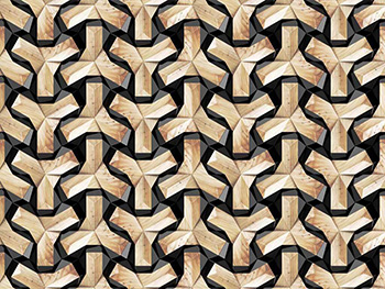 Fototapet 3D Creative, AGDesign, model geometric maro,dimensiuni fototapet 360x255 cm