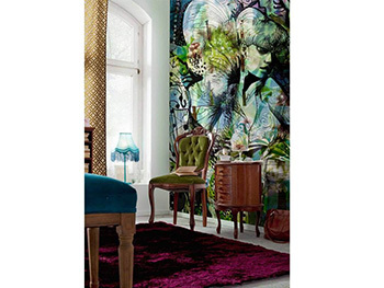 Fototapet abstract Aphrodite's Garden, Komar, model floral, dimensiune fototapet 184x254 cm