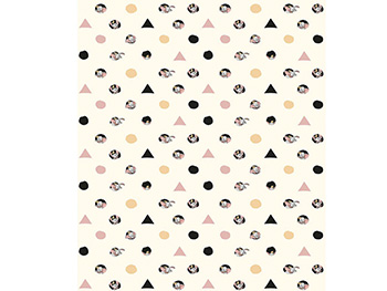 Fototapet camera copii Dumbo - Angles and Dots, Komar, multicolor - 200x280 cm fototapet-dumbo-angles-and-dots-7664
