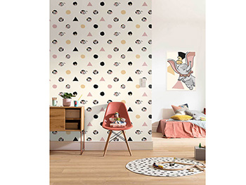 Fototapet camera copii Dumbo - Angles and Dots, Komar, multicolor - 200x280 cm