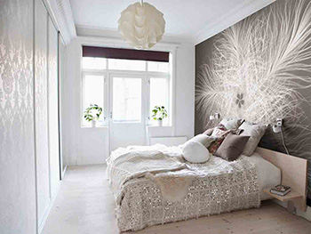 Fototapet cu model abstract Federstern, Komar, decoraţiune perete dormitor, 368 x 248 cm