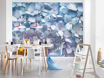 Fototapet floral albastru, Komar Light Blue, dimensiuni 368 x 254 cm fototapet-floral-light-blue-5253