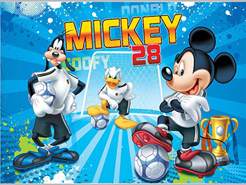 Fototapet fotbal Mickey 28