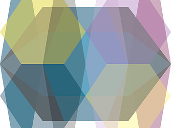 Fototapet Gem Stone Diamond, Komar, model geometric multicolor, 400x250 cm fototapet-gem-stone-diamond-4726