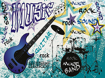 fototapet-camera-tineret-blue-guitar-5587