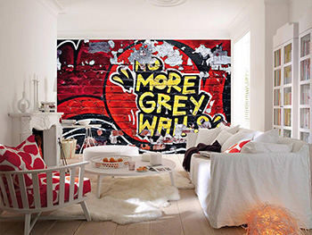 Fototapet graffiti, WG, multicolor, 366x254 cm