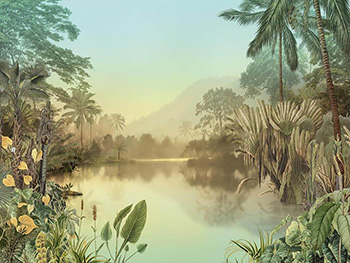 Fototapet peisaj Lac Tropical, Komar, 400x280 cm