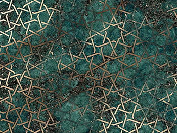 fototapet-abstract-Starlight-komar-verde-350-250-cm-4877