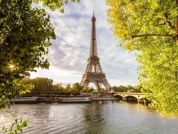 Fototapet peisaj urban Seine in Paris, Dimex, 375x250 cm