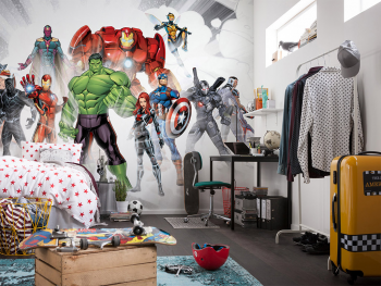 Fototapet Supereroi Marvel, Komar, Avengers Unite, 500x280 cm