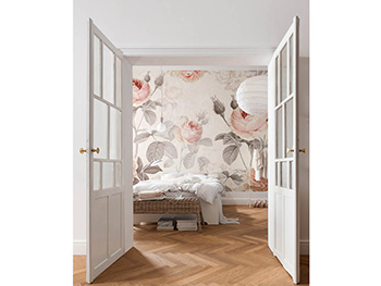Fototapet floral La Maison, Komar, model vintage, dimensiune fototapet 368x248 cm fototapet-floral-La-maison-1147