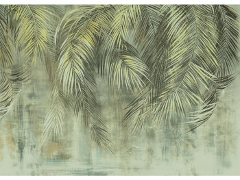 fototapet-Palm-fronds,-komar,-cu-frunze-de-pamier-9615