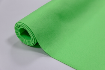 Fetru la metru, pâslă verde, cu grosime de 3 mm, lățime 90cm - produs 100% din materiale reciclate