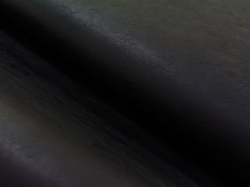 Piele artificială neagră, aspect natural, grosime 0,6 mm, fără adeziv, lățime 140 cm