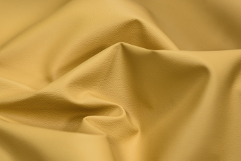 Piele ecologică culoare galben narcisă cu aspect natural, moale și flexibilă, fără adeziv, grosime 0,8 mm, lățime 140 cm