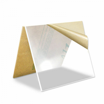 Placă acril transparent lucios, plexiglas de 3mm grosime, 100x100 cm