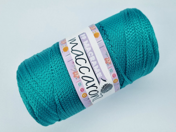 Snur verde, Maccaroni PP Macrame, 2-3 mm grosime