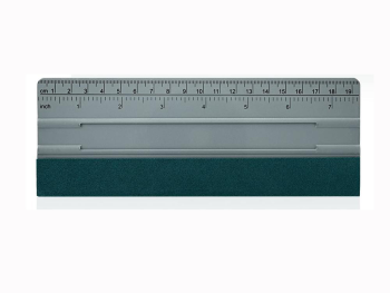 Racletă profesională pentru aplicare folii și autocolant - latură cu fetru și gradație - 19 cm